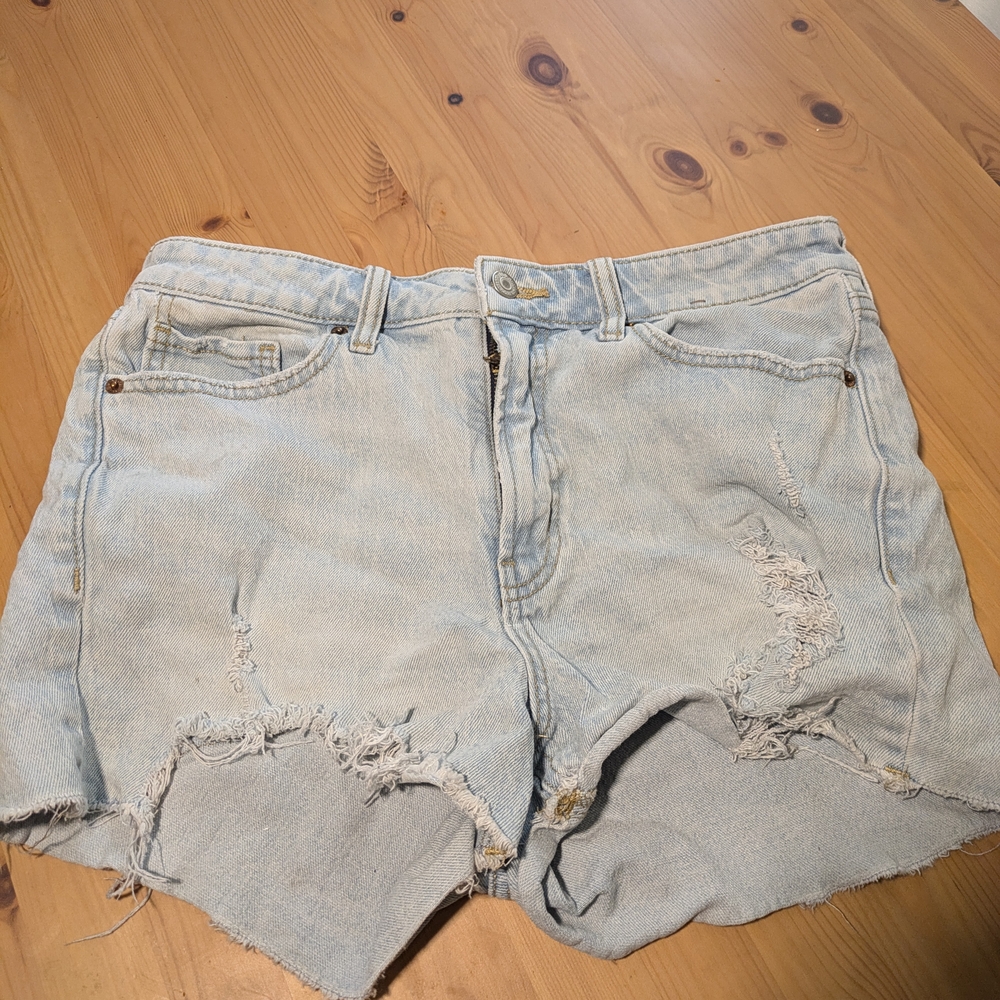 Old Navy Blue Jean Shorts Distressed Cut-Offs